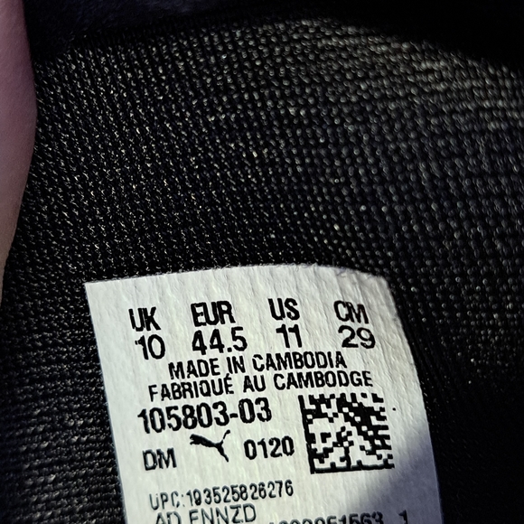 PUMA Future 5.4 Indoor Trainer Soccer Shoe, Ultra Yellow/Black Size 11.0 - Picture 7 of 7